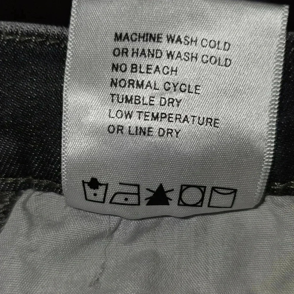 DRIFTWOOD JACKIE Cherry Blossom Embroidered Black Stretch Denim Jeans Sz 26 - Picture 13 of 13